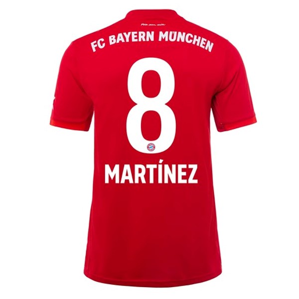 Trikot Bayern München NO.8 Martinez Heim 2019-20 Rote Fussballtrikots Günstig